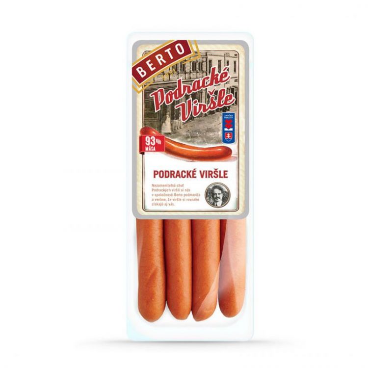 Berto Podracké viršle 180g