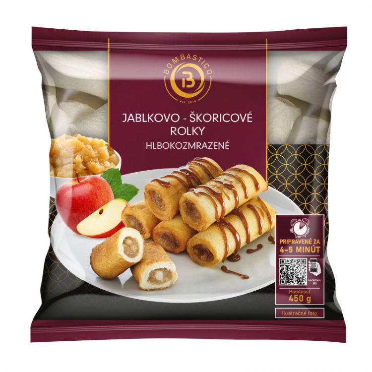 Bombastico Rolky s jablkovo- škoricovou náplňou 450g