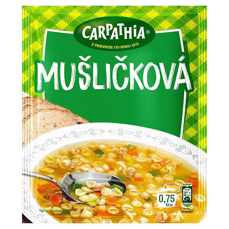 Carpathia Mušličková polievka vrecko 42 g