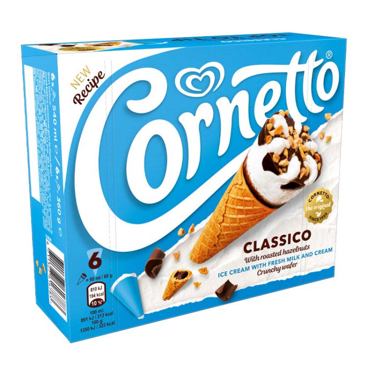 Cornetto Classico 6x90ml
