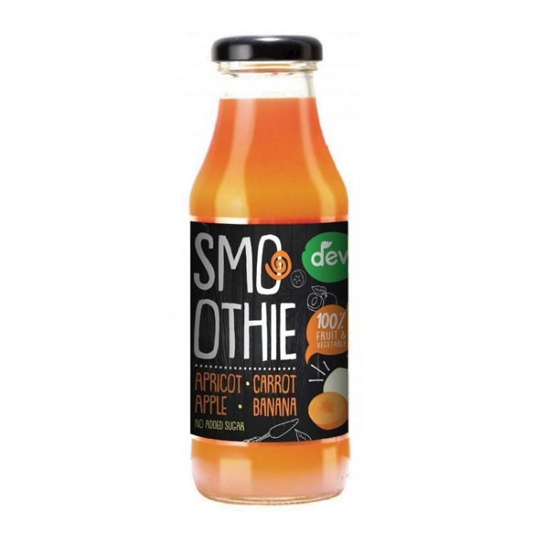 DEVA Smoothie marhuľa, mrkva, jablko, banán 300 ml