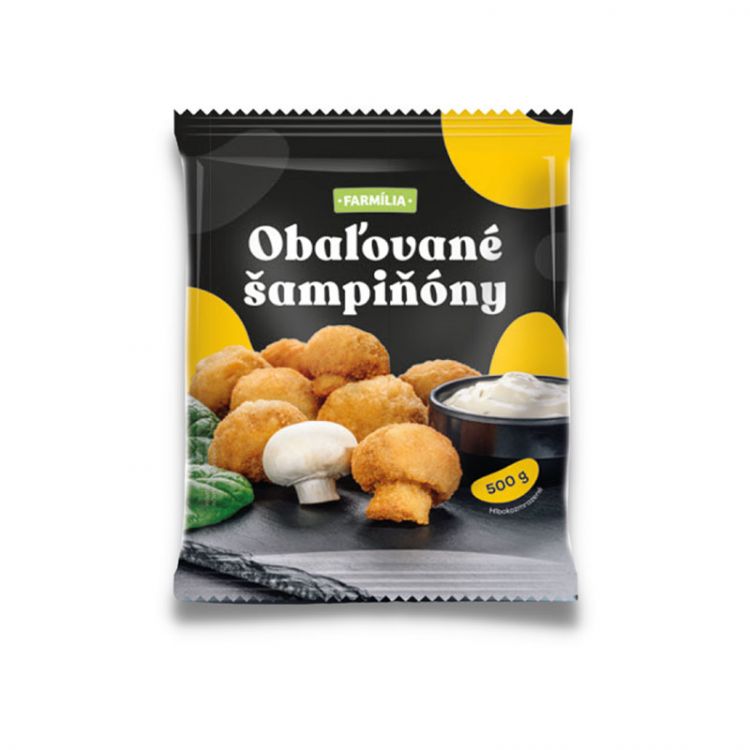 Farmília Obaľované šampiňóny 500g