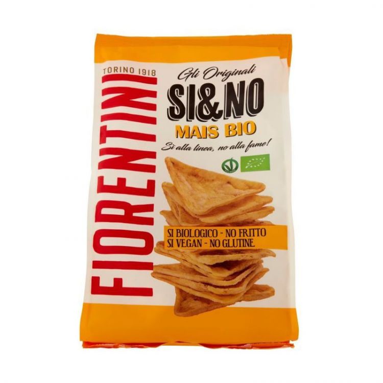 Fiorentini BIO bezlepkové kukuričné trojuholníky s morskou soľou 100g