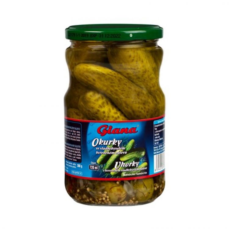 GIANA Uhorky (6-9cm), sklo 720ml