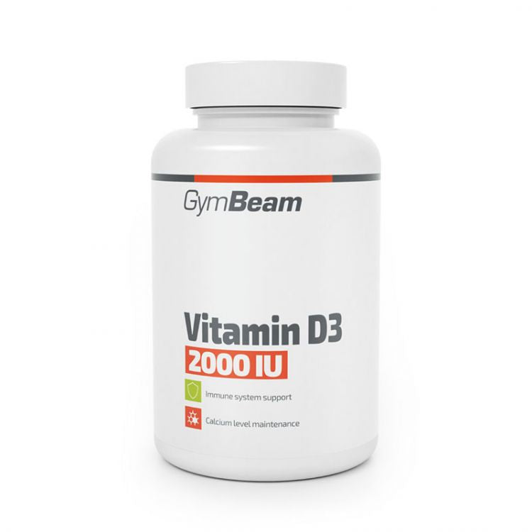 GymBeam Vitamin D3 2000 IU 120 mäkkých kapsúl