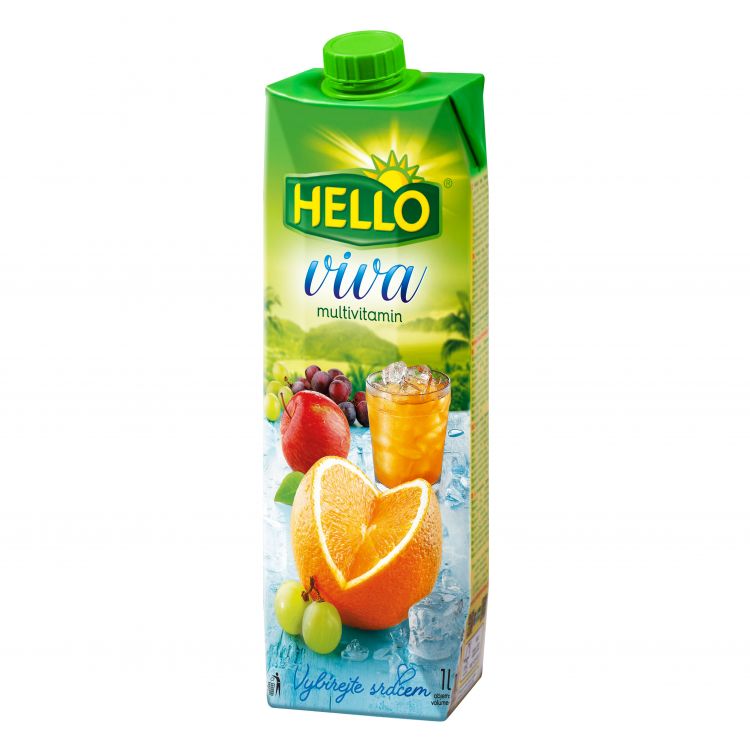 Hello Viva Multivitamínový ovocný nápoj 1 l