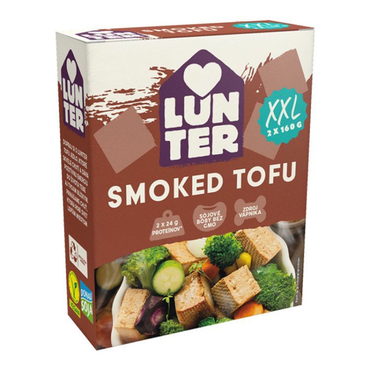 LUNTER XXL TOFU údené 2x160 g