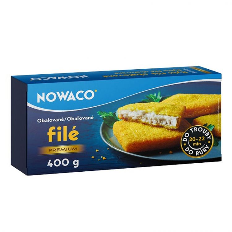 NOWACO Obaľované Filé Nemleté Premium 400 g