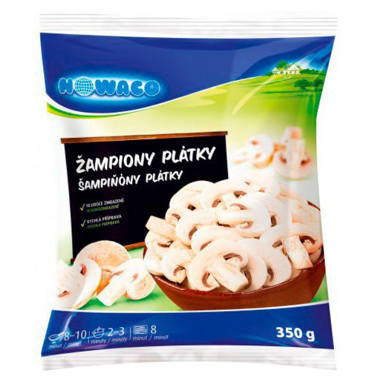 Nowaco Šampiňóny plátky 350g