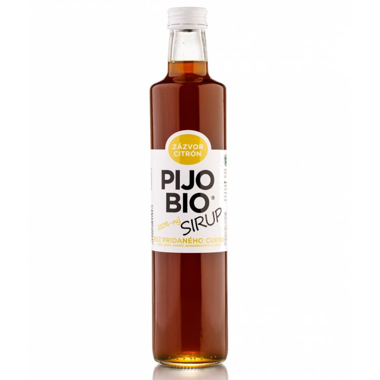 PIJO BIO Sirup Zázvor Citrón 500 ml