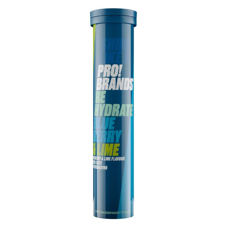 PRO!BRANDS Rehydrate čučoriedka/limetka (20tbl) 80 g