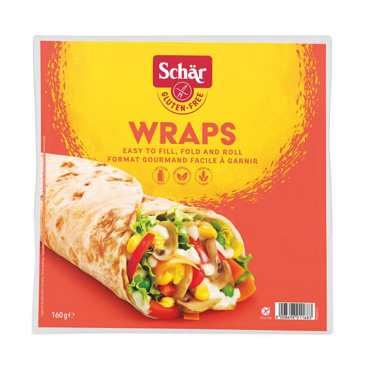 Schär WRAPS bezlepkové 160 g
