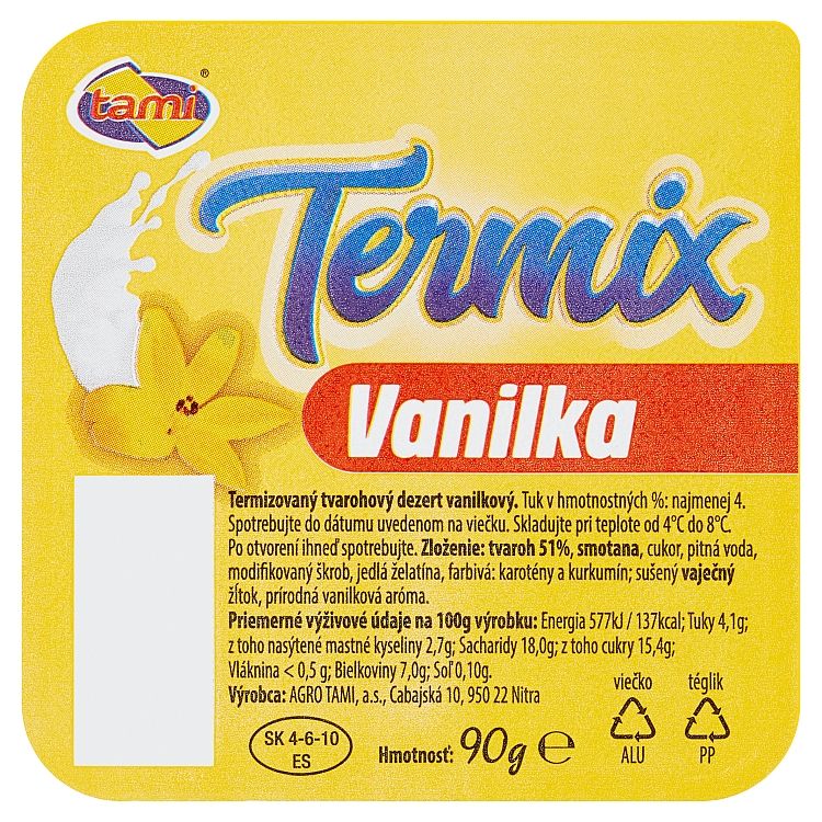 Tami Termix vanilka 90 g