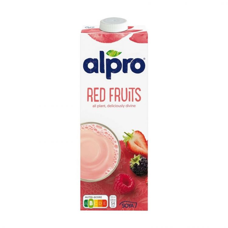 ALPRO Sójový nápoj s príchuťou červeného ovocia 1l