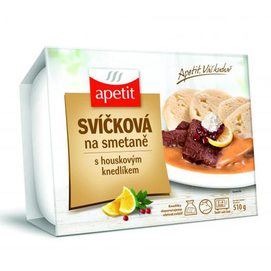 Apetit Sviečková na smotane, žemľová knedľa 510g