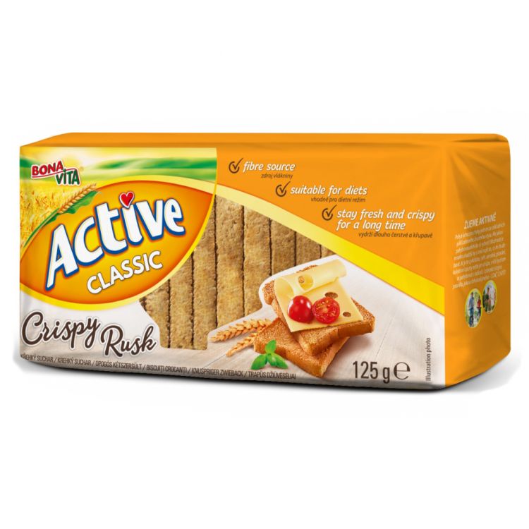 Bonavita Active Sucháre classic 125 g