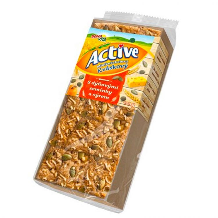 Bonavita Miniknackebrot s dyňovými semienkami a syrom 100 g