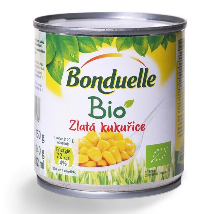 Bonduelle  Zlatá kukurica BIO 212 ml