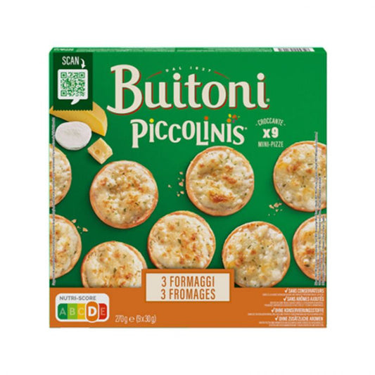 Buitoni Piccolinis Pizza 3 fromages 270 g