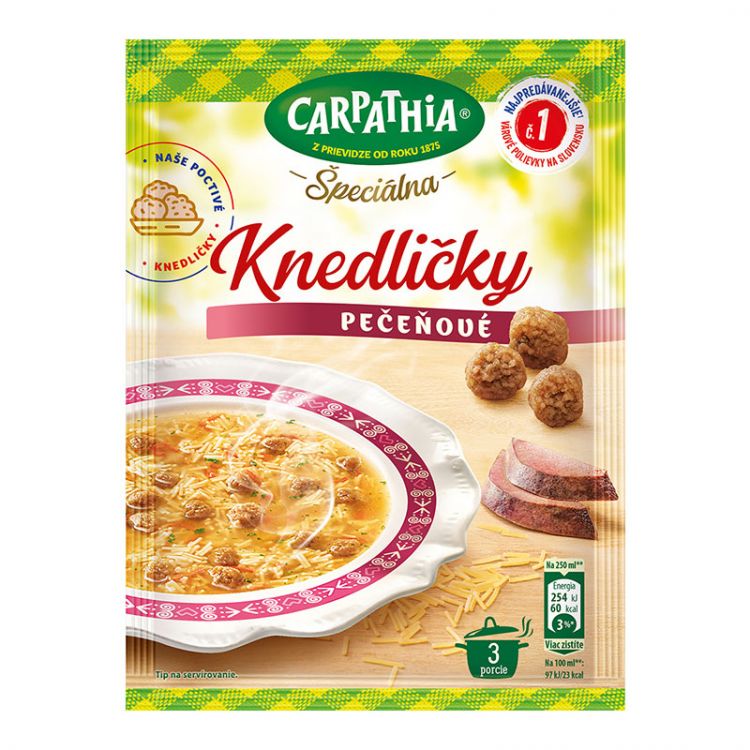 Carpathia Špeciálna polievka s pečeňovými knedličkami vrecko 50 g