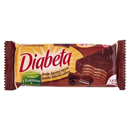DIABETA oblátka s kakaovou náplňou máčaná