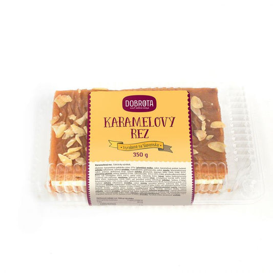 DOBROTA Karamelový rez 350g
