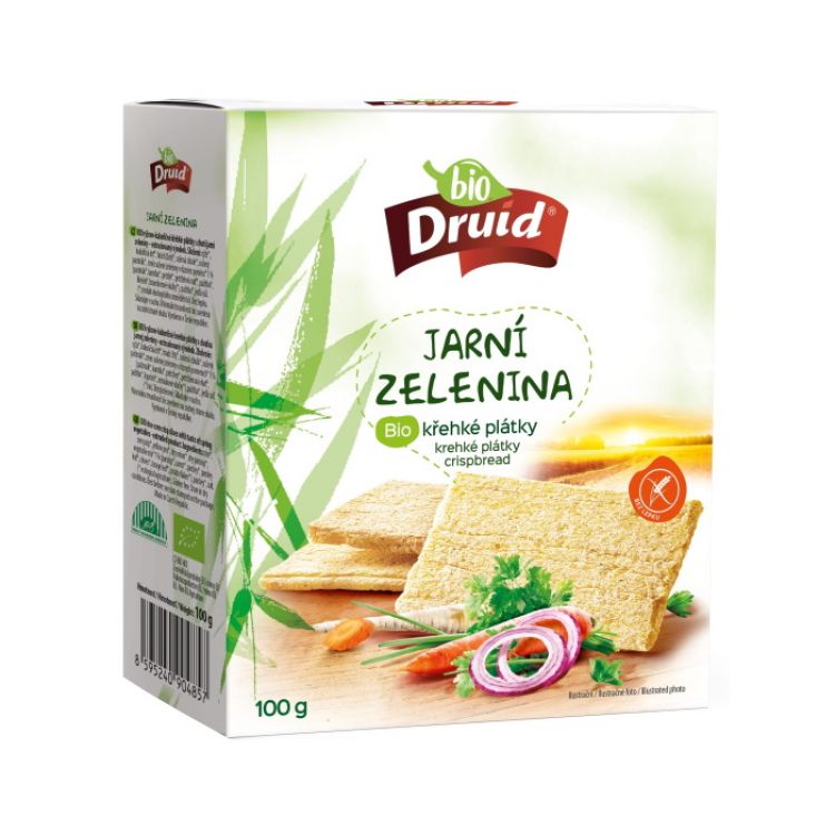 Druid Jarná zelenina BIO krehké plátky 100g