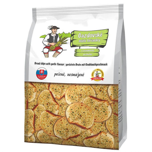 Gazdovské mini hrianky cesnakové 140g