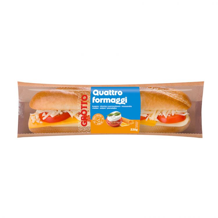 Grotto Bageta Quatro Formaggi 220g