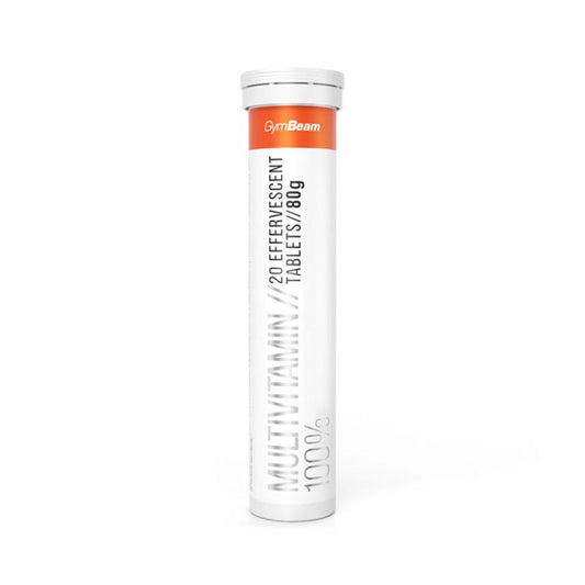 GymBeam Multivitamin 100% orange  20 šumivých tabliet