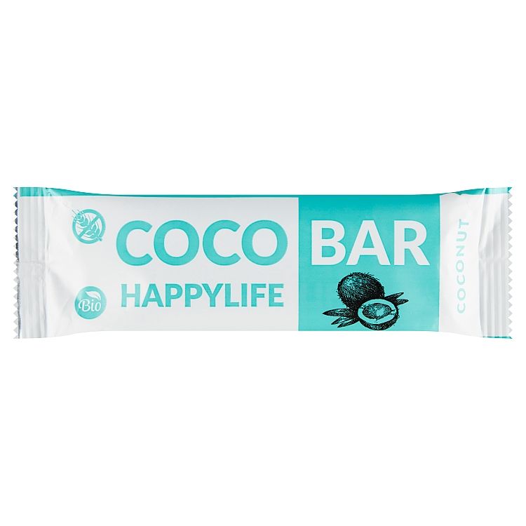 HAPPYLIFE COCO BAR - Kokosová tyčinka BIO 40g