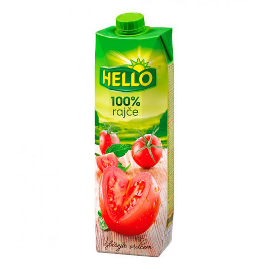 Hello 100% Paradajková  zeleninová šťava 1 l