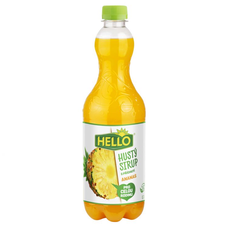 Hello Ovocný sirup - Ananas 700 ml