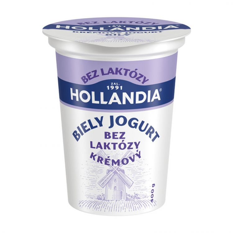 Hollandia Jogurt bez laktózy biely 400 g