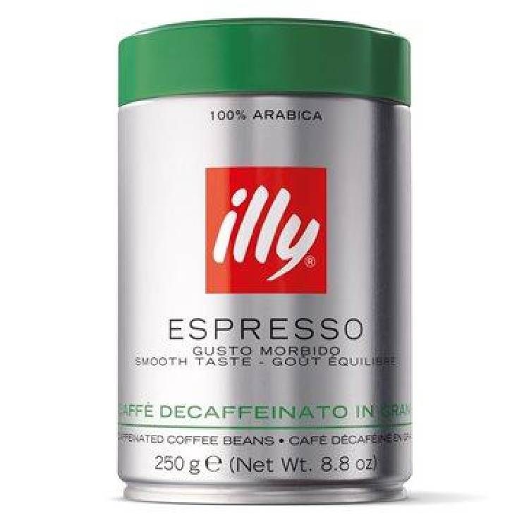 Illy bez kofeinu zrnková káva dóza 250 g
