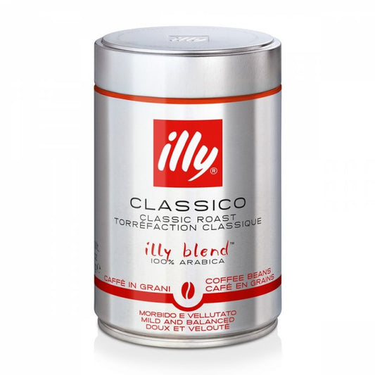 Illy Clasico stredné praženie zrnková káva dóza 250 g