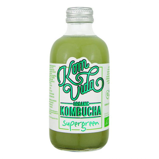 KOMVIDA Kombucha BIO nápoj Supergreen 250ml