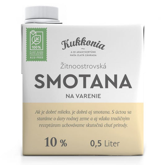 Kukkonia UHT Smotana na varenie 10% 500 ml