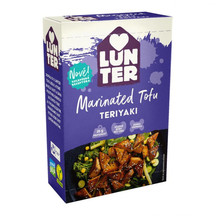 LUNTER Tofu Marinované Teriyaki Donau Soja 180g