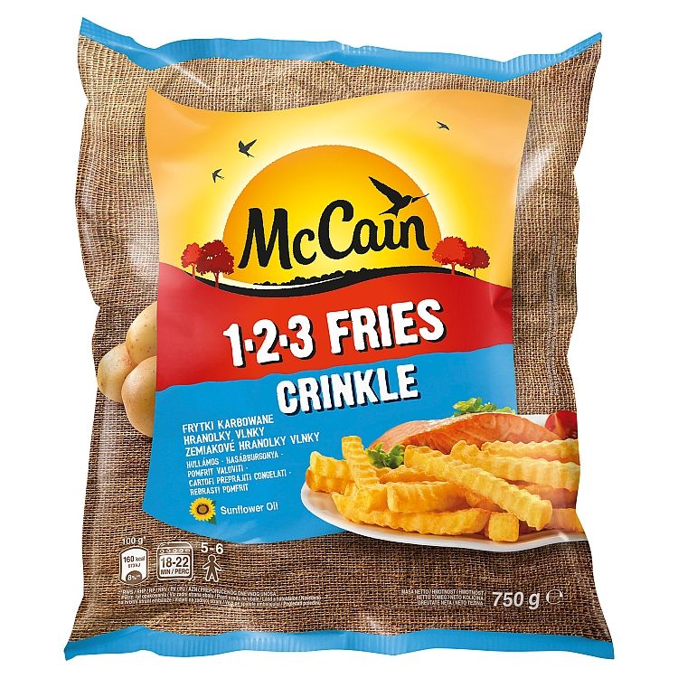 McCain 123 Fries Crinkle 750 g