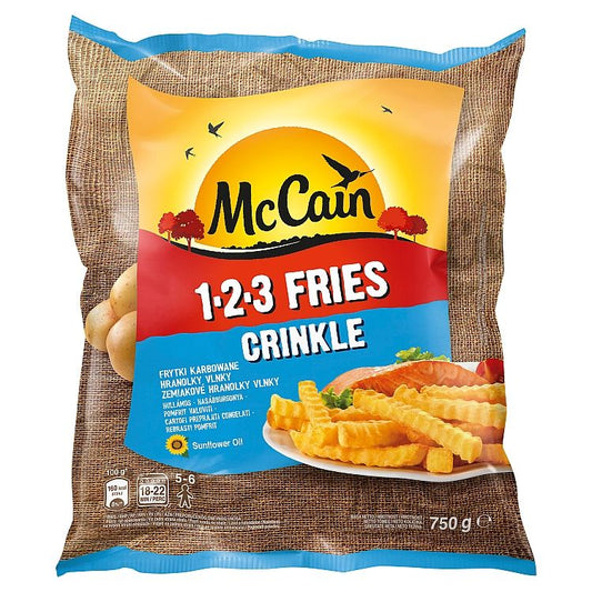 McCain 123 Fries Crinkle 750 g