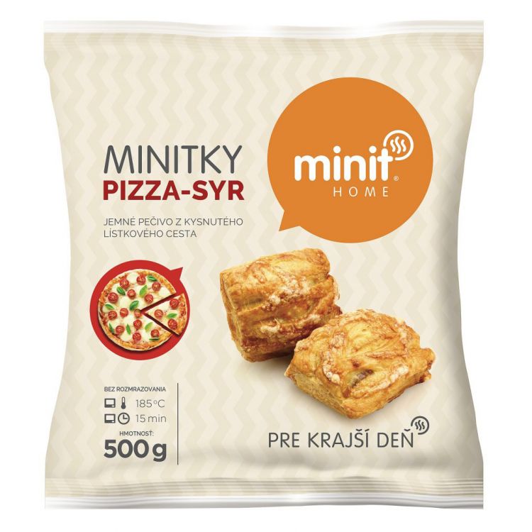 Minit Home minitky pizza - syr 500 g