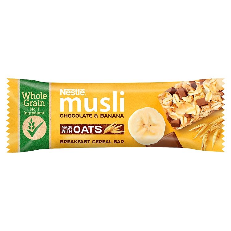 NESTLÉ MUSLI tyčinka Čokoládovo-banánová 35 g