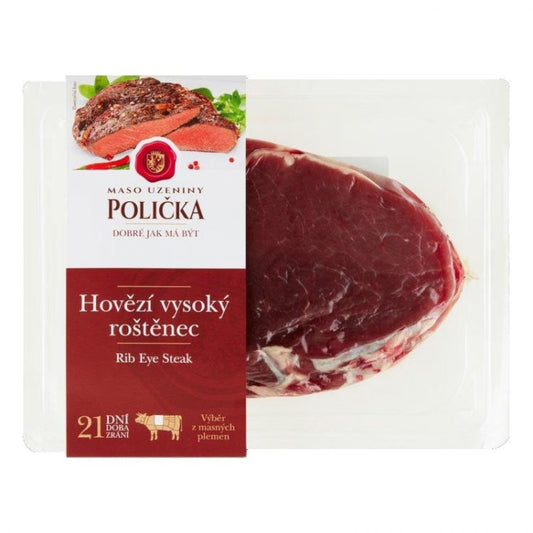 Polička Steak z vysokej roštenky ( Rib eye steak)