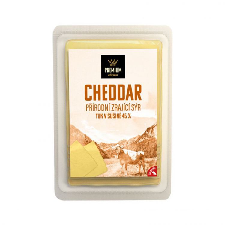 Premium Cheddar plátky 100 g