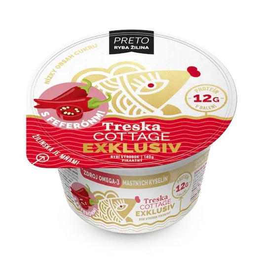 Radoma Treska Cottage Exklusiv s feferónmi 140 g