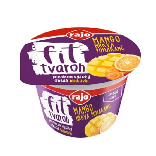 Rajo Fit tvaroh Mango-Mrkva-Pomaranč 200 g
