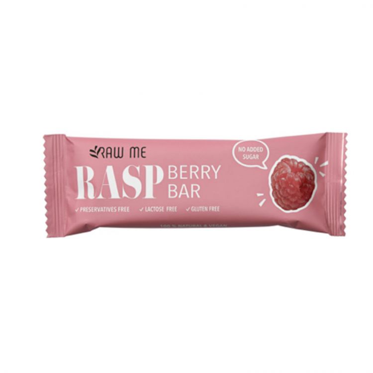 Raw Me RaspBerry bar – ovocná tyčinka s malinami 42g