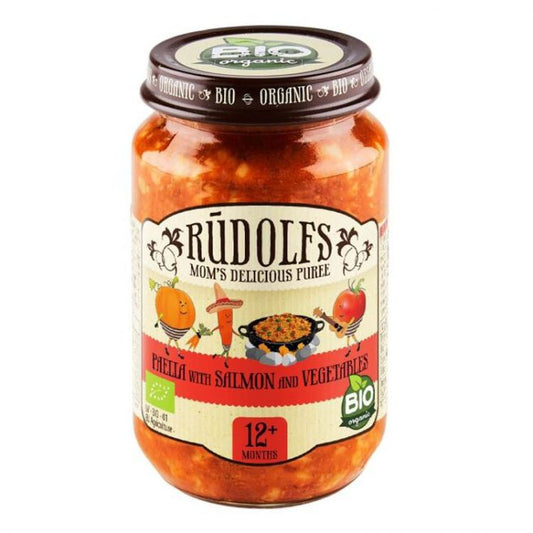 Rudolfs BIO Paella s Lososom a Zeleninou 190g