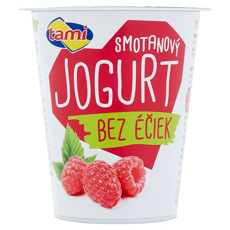 Tami Smotanový jogurt malinový bez Ečok 135 g